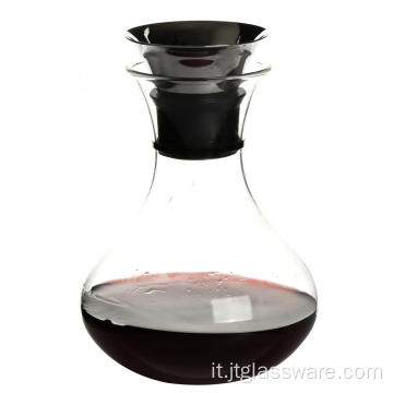 Decanter per vino in caraffa d&#39;acqua in vetro da 34 once